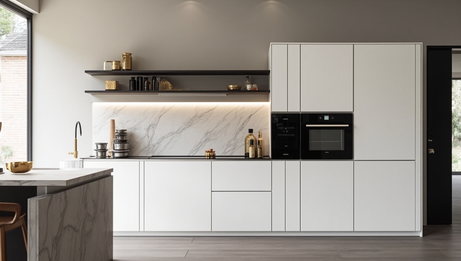 کابینت انزو سفید اصفهان