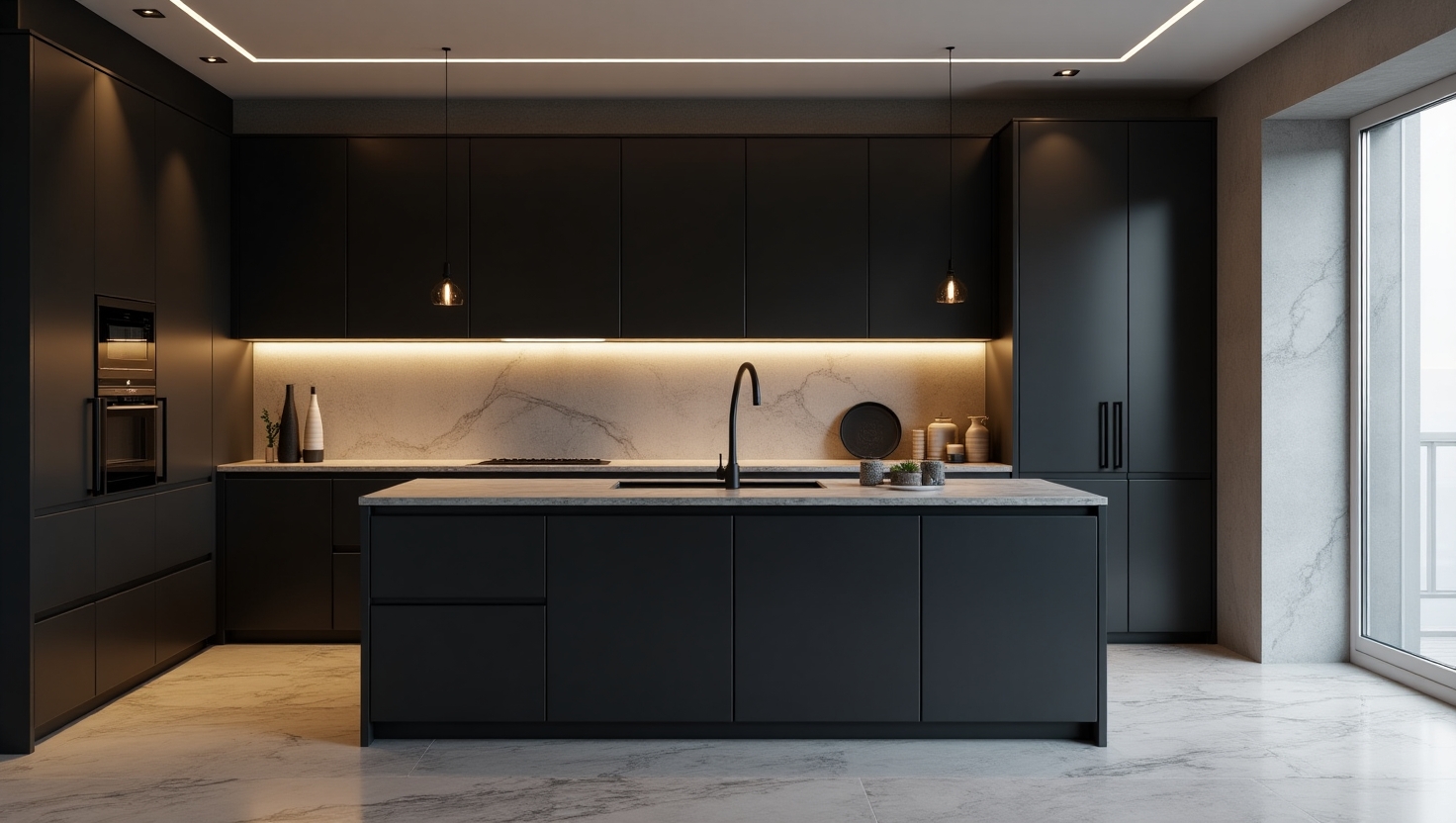 کابینت انزو تیره جدید