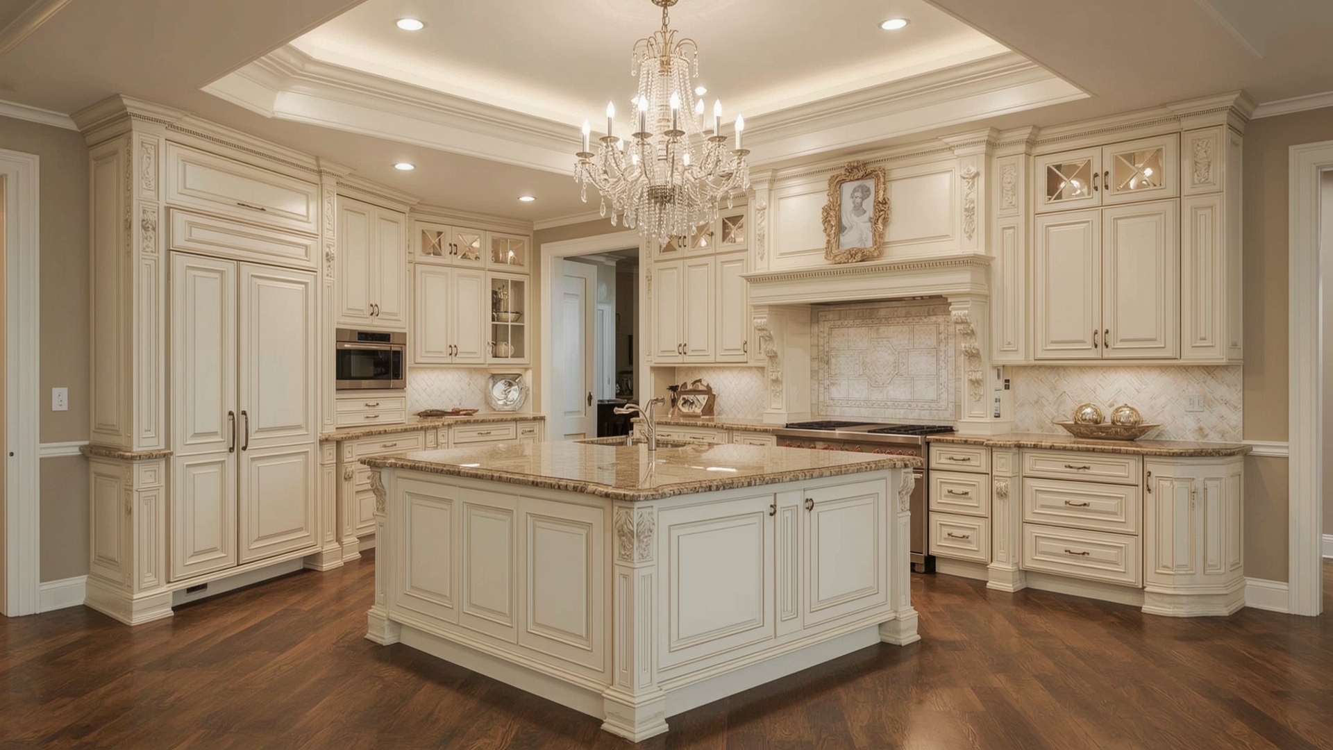 کابینت کلاسیک سفید سلطنتی