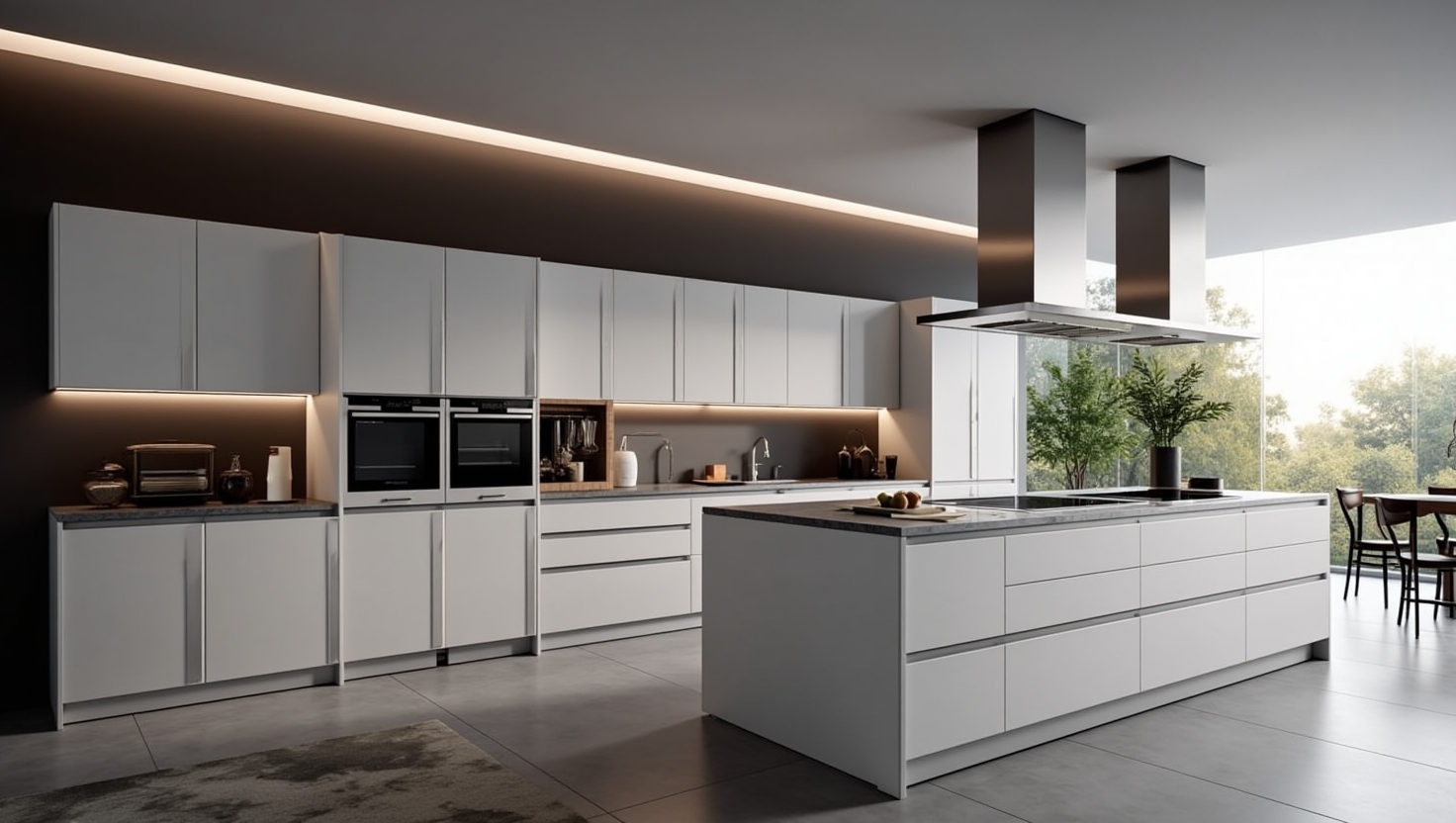 کابینت مدرن سفید