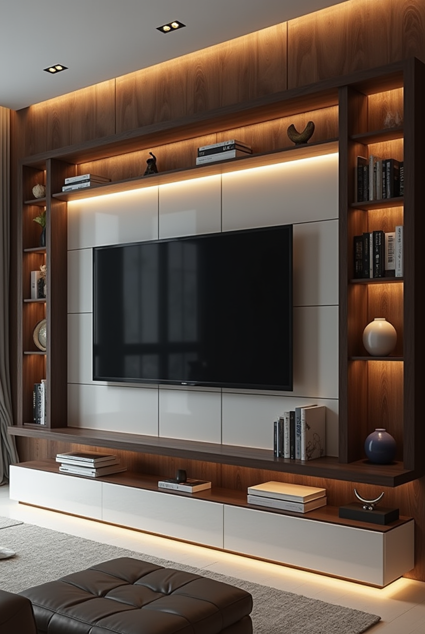 تی وی وال - TV Wall شیک جدید