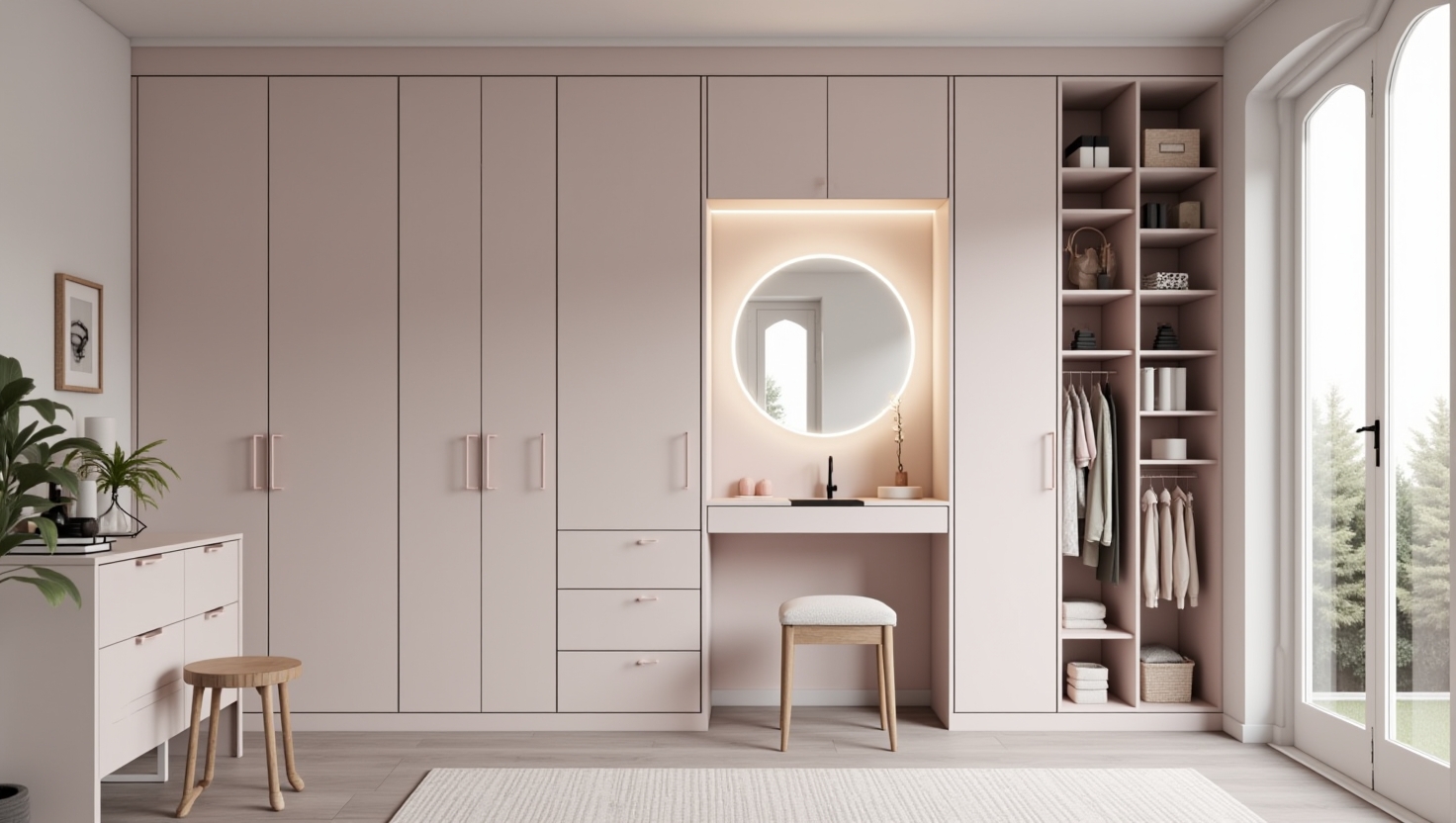 کمد دیواری روشن جدید