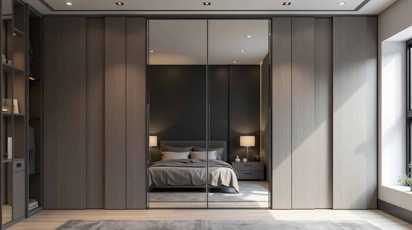 کمد دیواری آینه‌ای