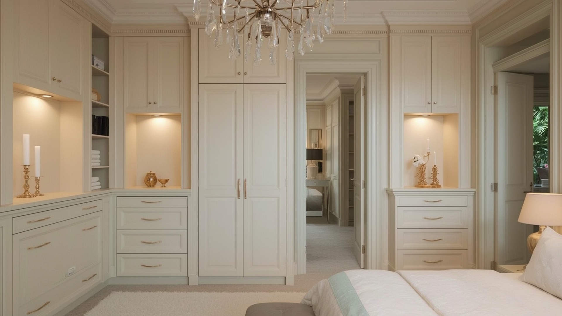 کمد دیواری سفید اصفهان جدید