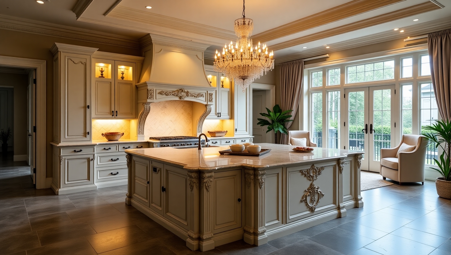 میز جزیره کلاسیک جدید اصفهان