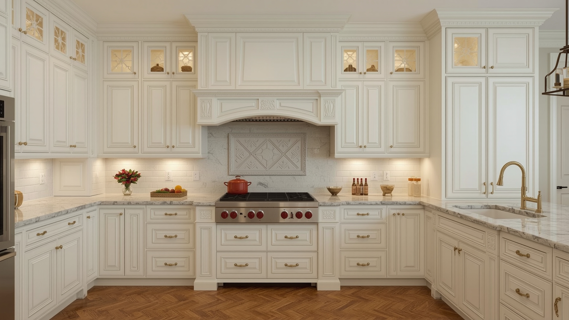 کابینت کلاسیک سفید اصفهان