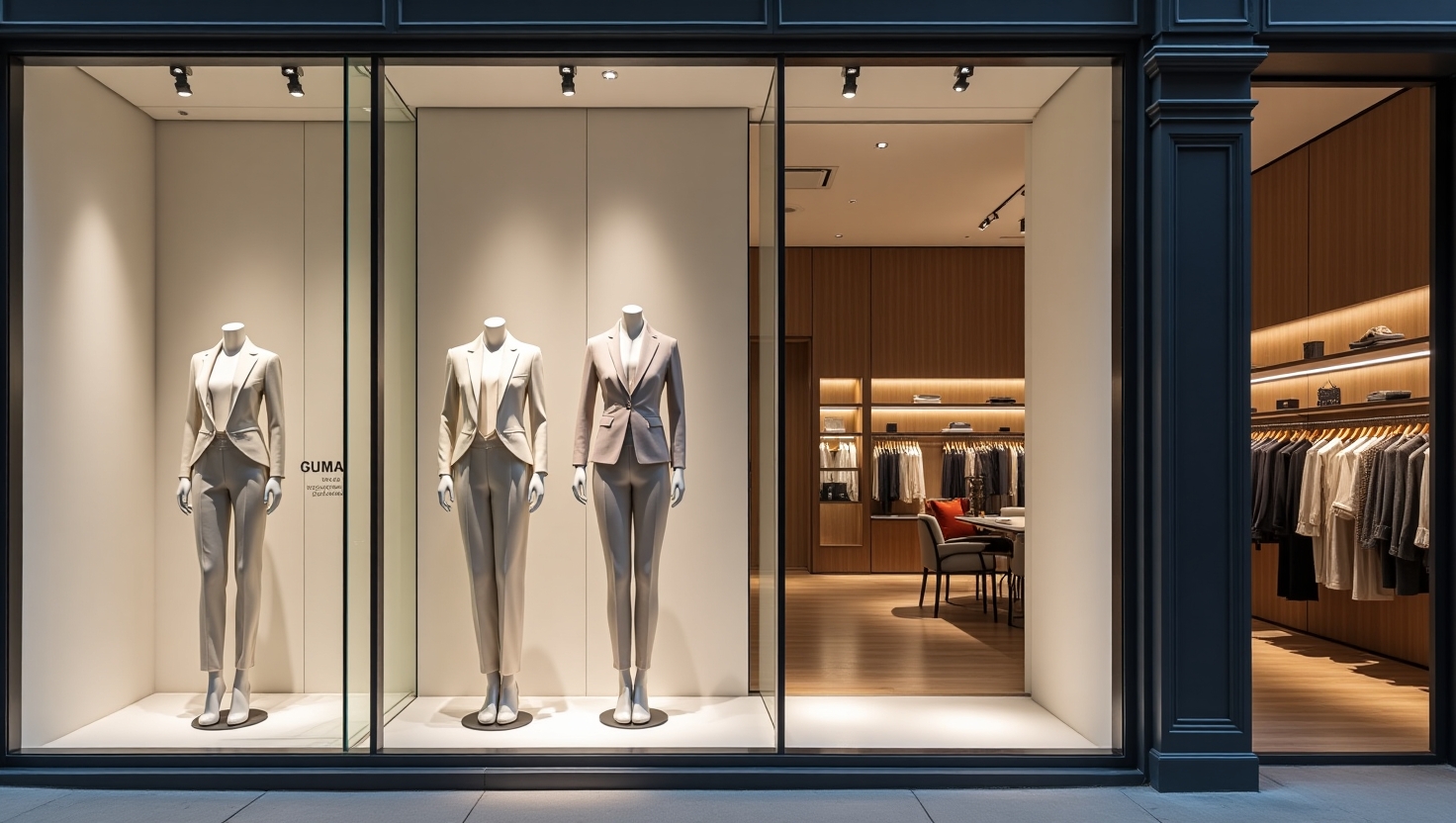 ویترین مغازه پوشاک جدید در اصفهان