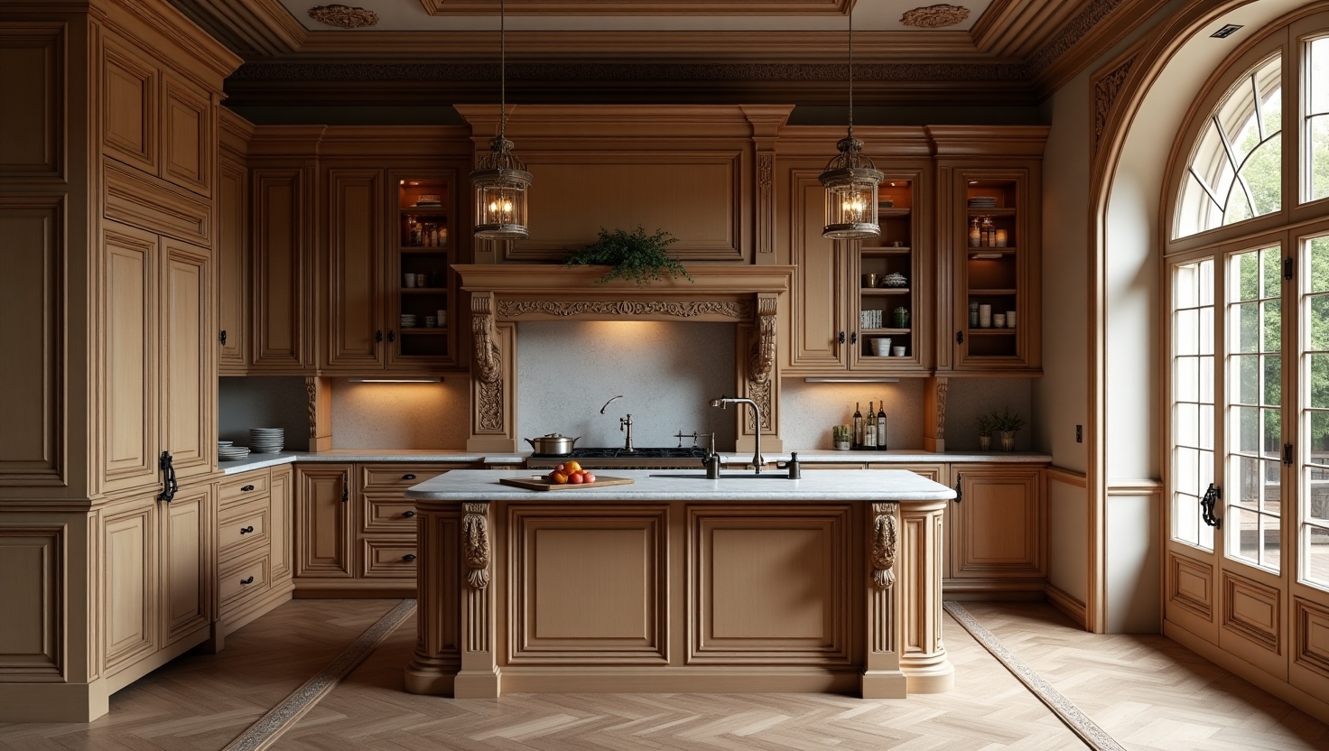 کابینت نئو کلاسیک نسکافه‌ای