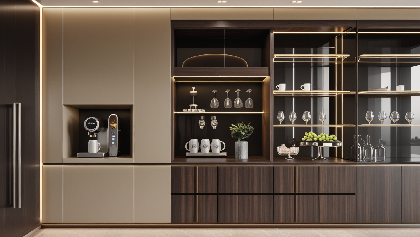 کافه بار چوبی