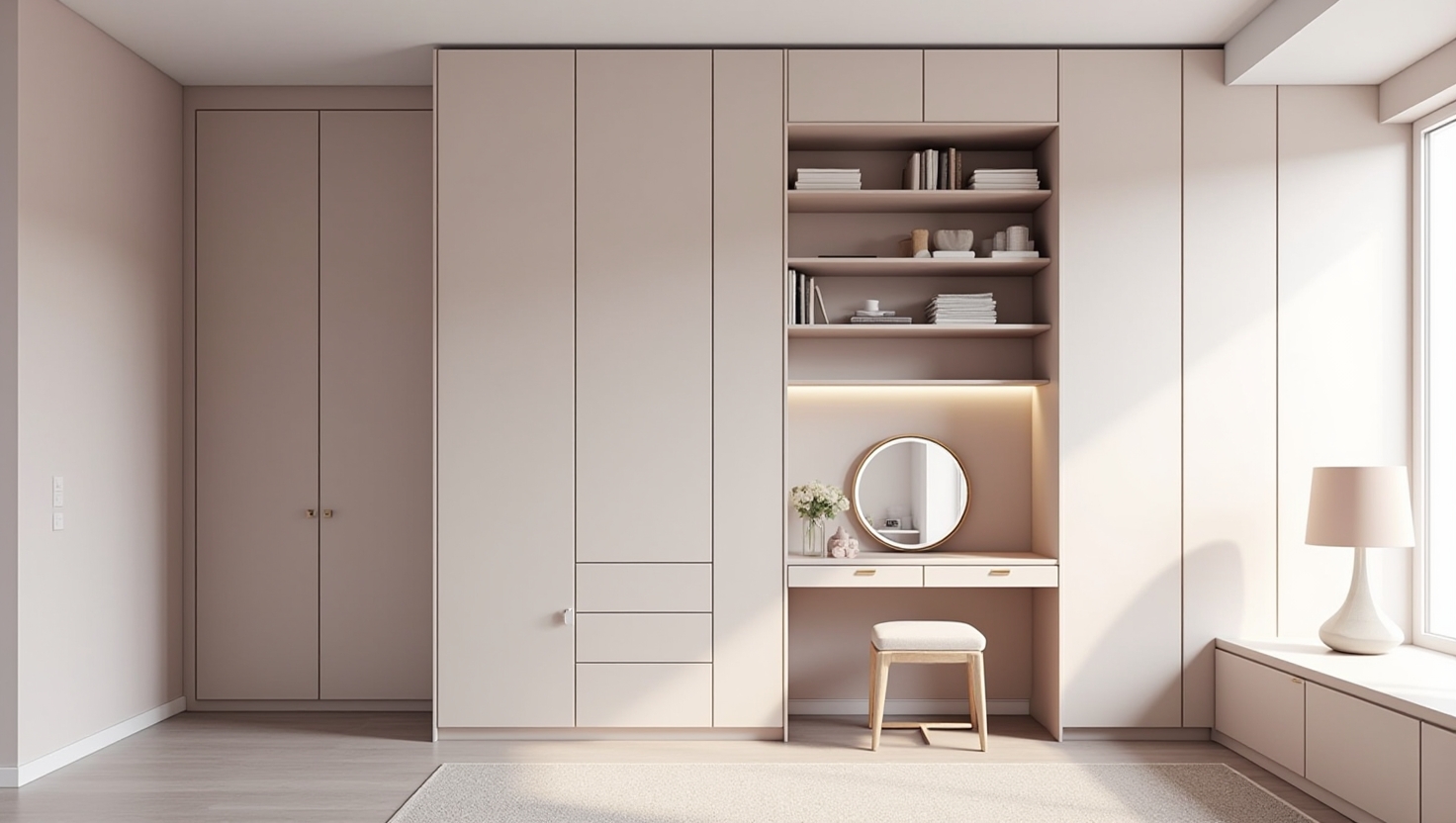 کمد دیواری روشن