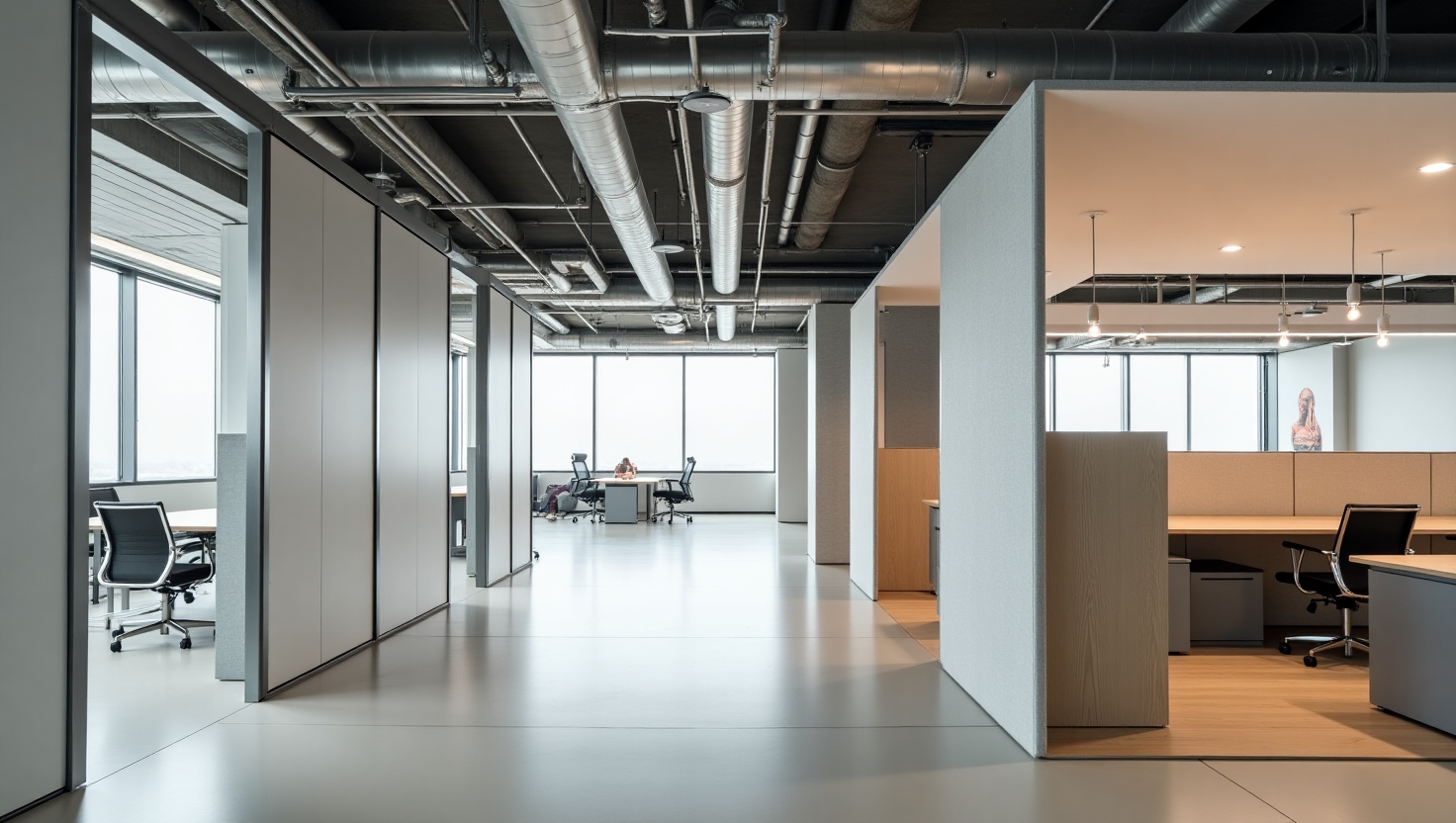 پارتیشن اداری شیشه‌ای جدید