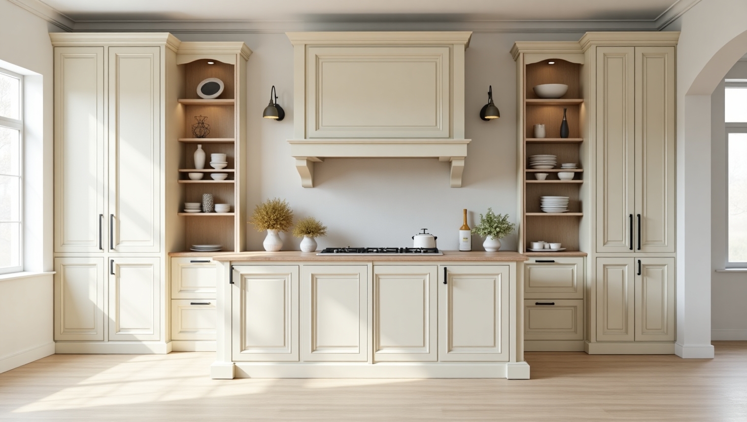 کابینت نئو کلاسیک روشن جدید