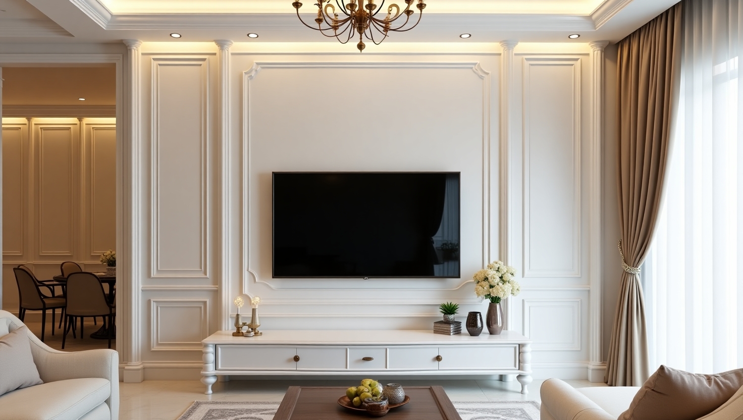 تی وی وال - TV Wall نئو کلاسیک جدید