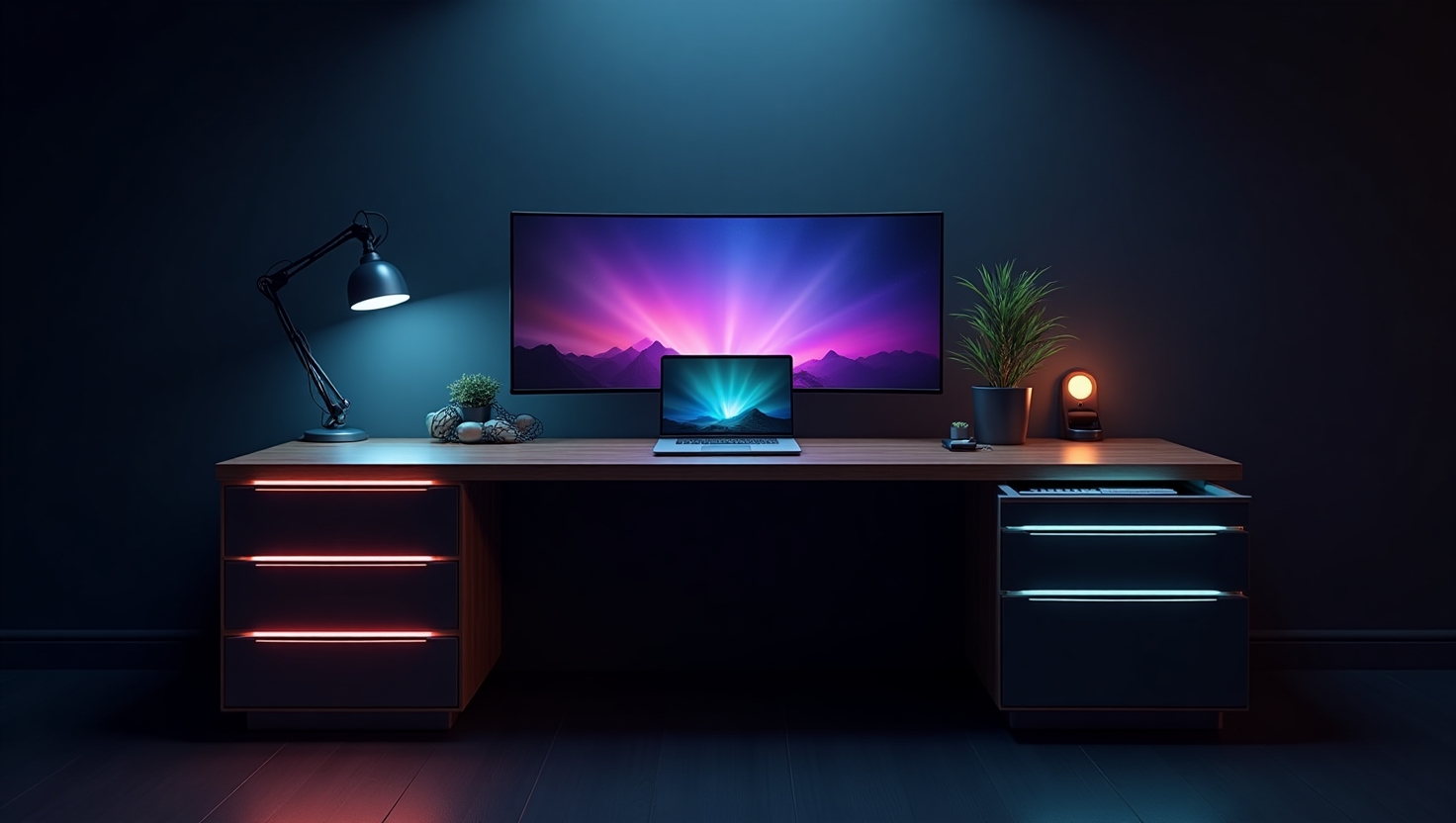 میز کار RGB  جدید
