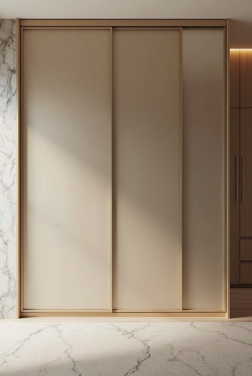 کمد دیواری عمودی ساده