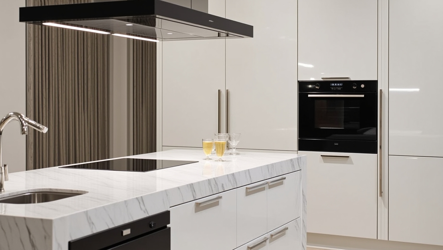 کابینت انزو سفید جدید