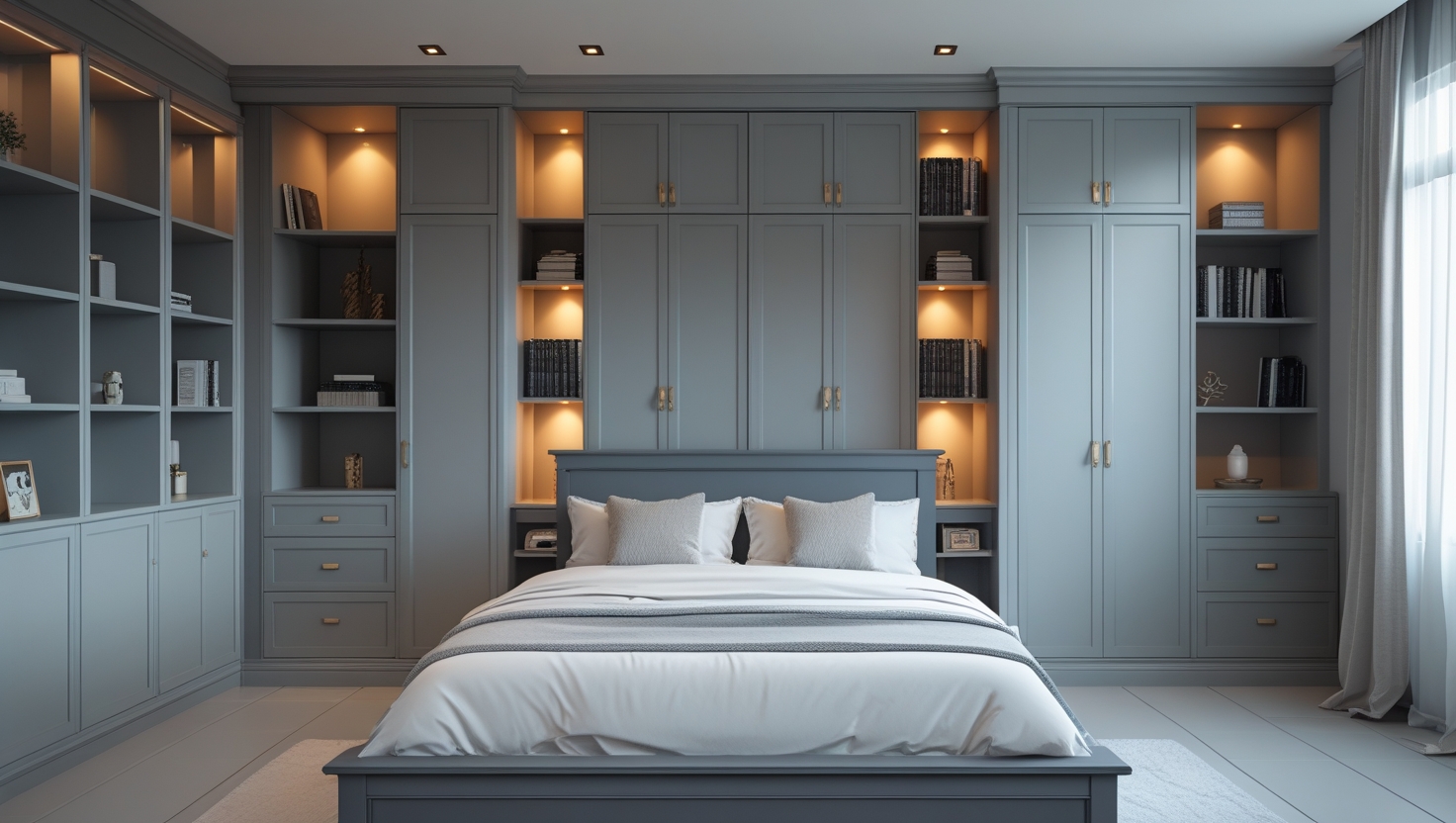 سرویس خواب طوسی روشن