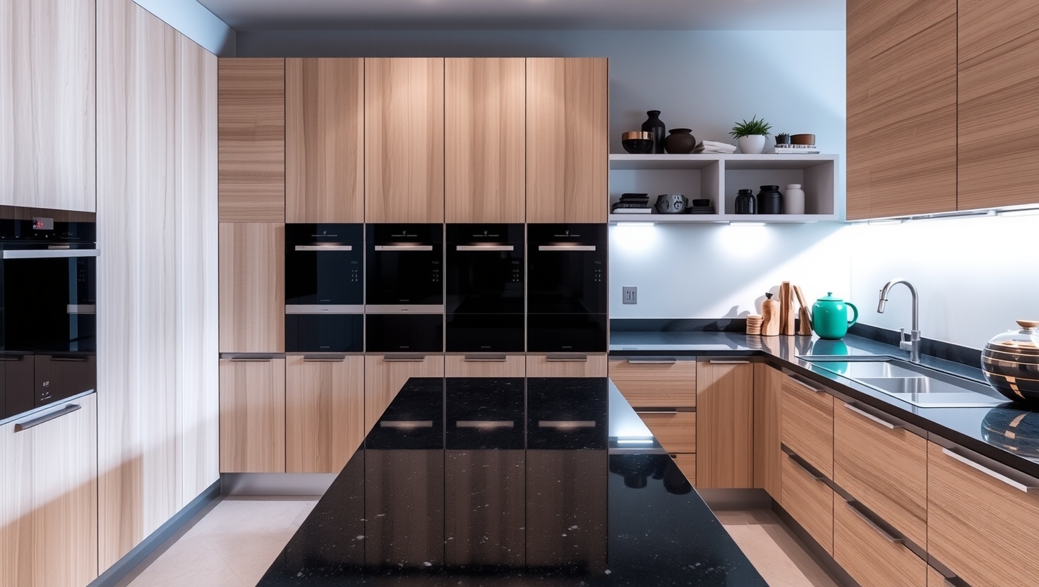 کابینت مدرن چوبی