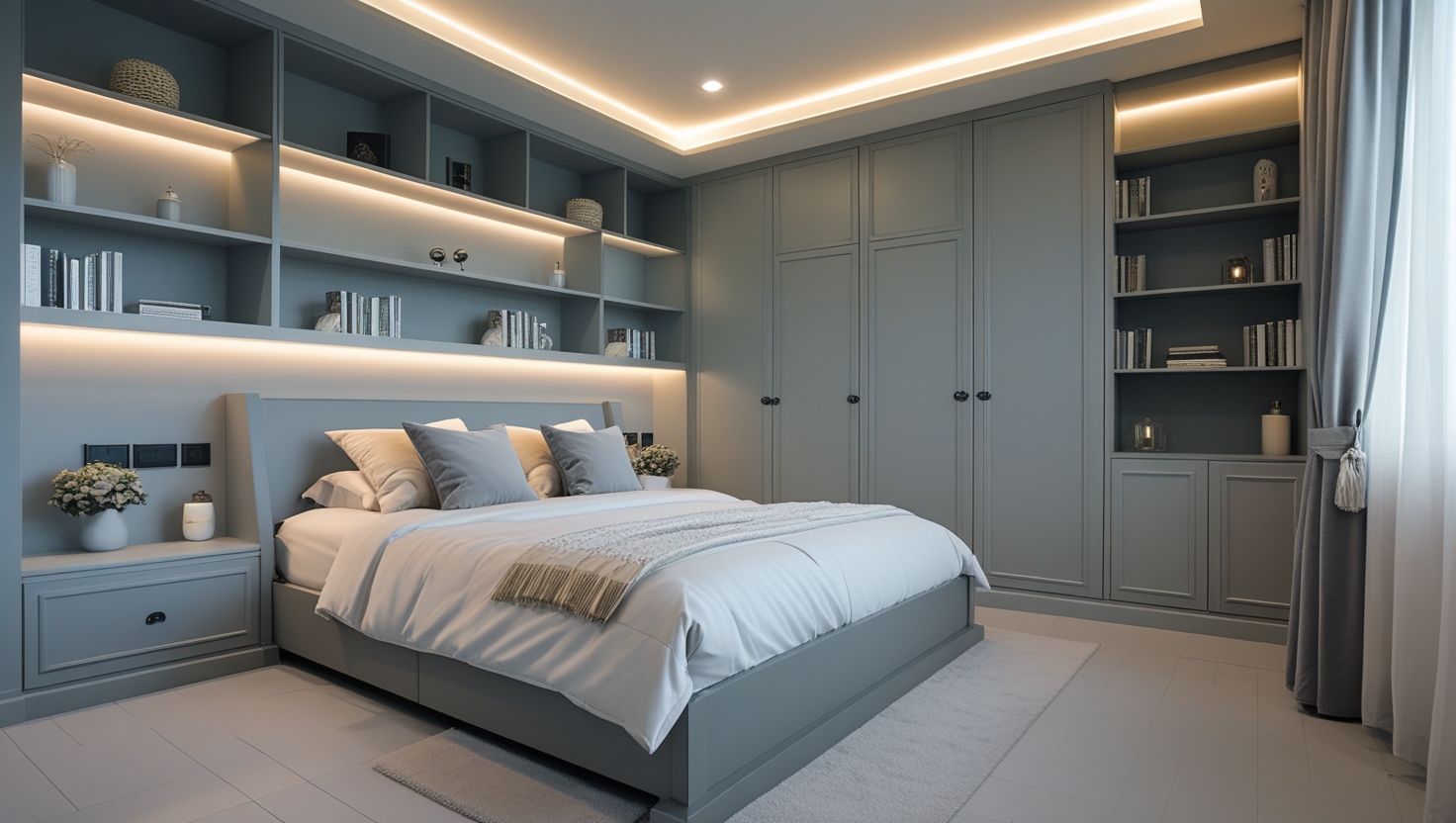 سرویس خواب طوسی روشن جدید